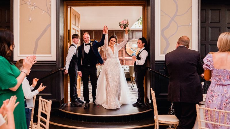 Brides and Groom Langtons Ballroom