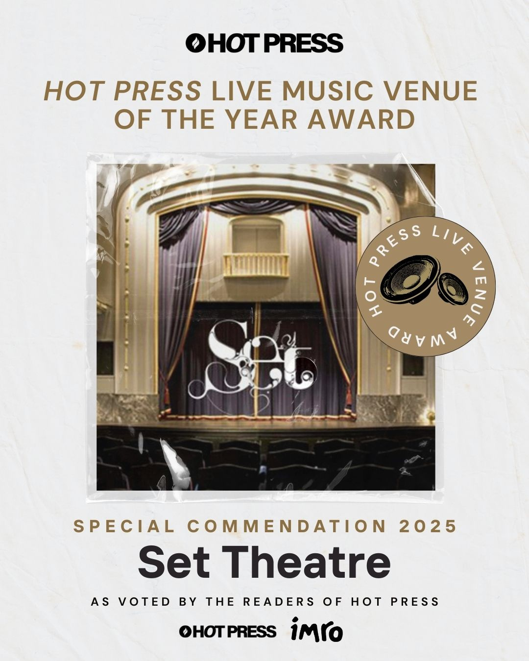 hot press live venue award